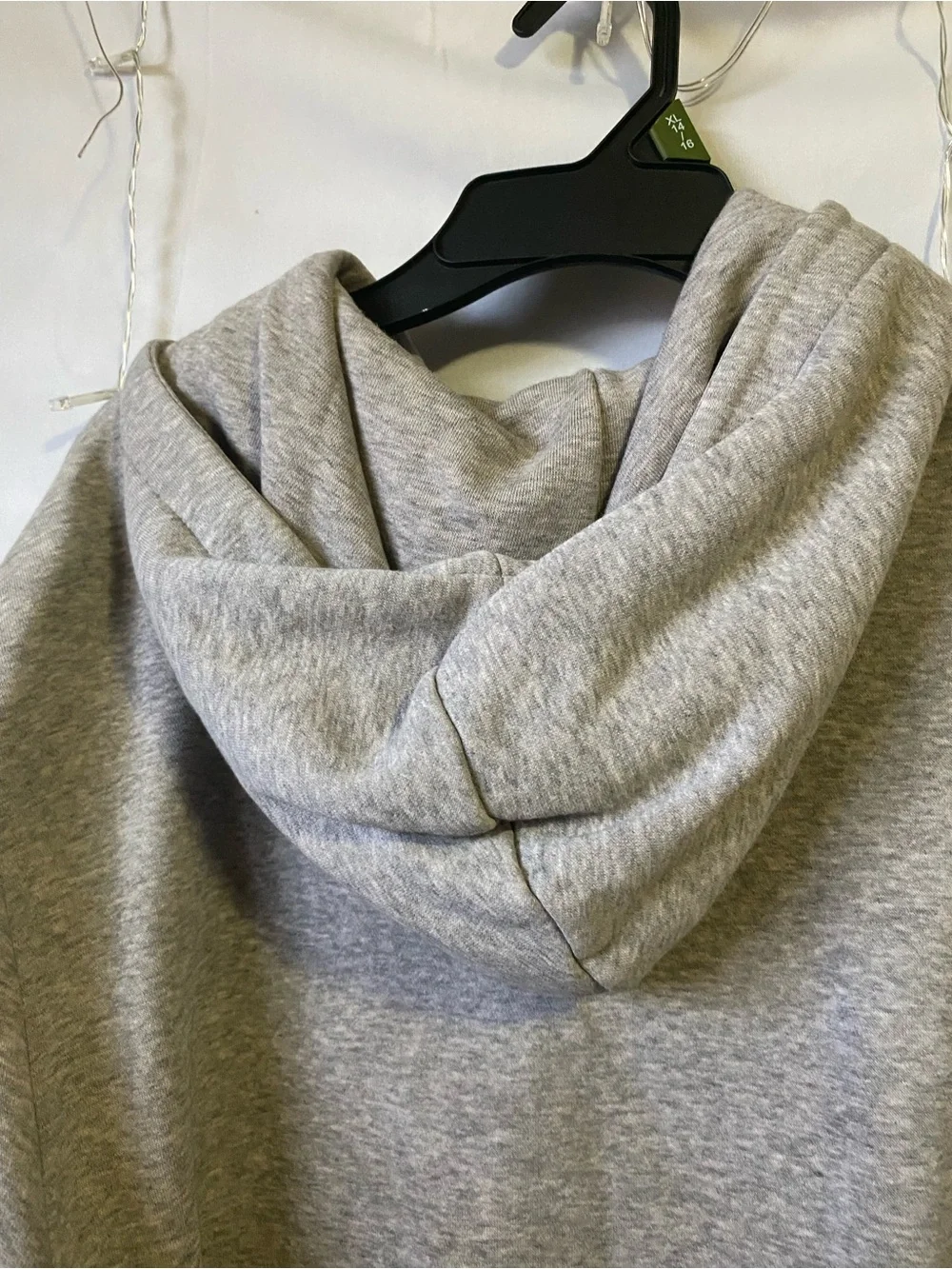 adidas Heather Gray Pullover Hoodie with Black Logo